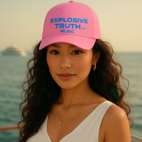 New Merch Hats in Pink, White, Black